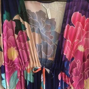 Trina Turk Floral Maxi Dress - Pink, Purple, Blue